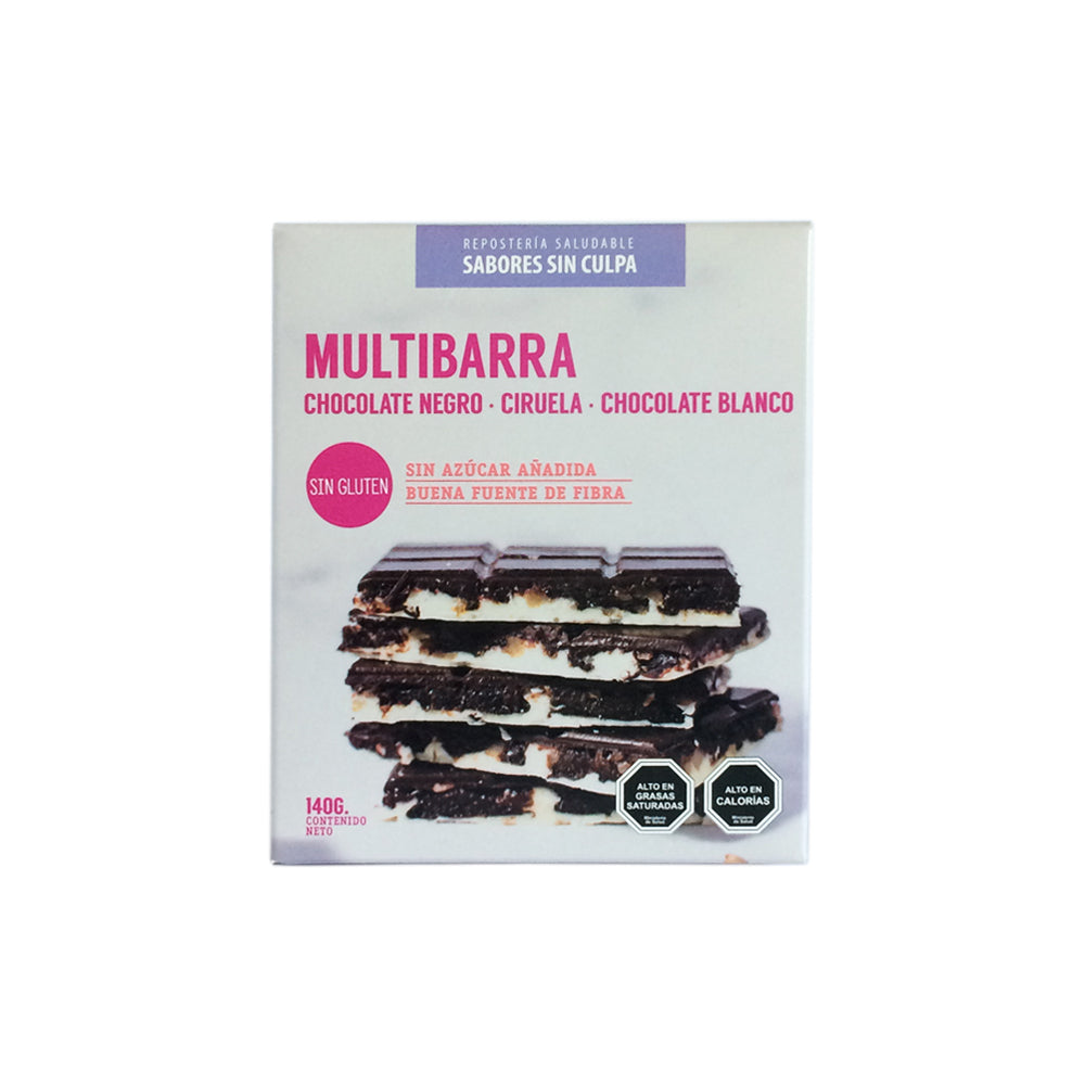 Multibarra - Chocolate Negro, Ciruela y Chocolate Blanco