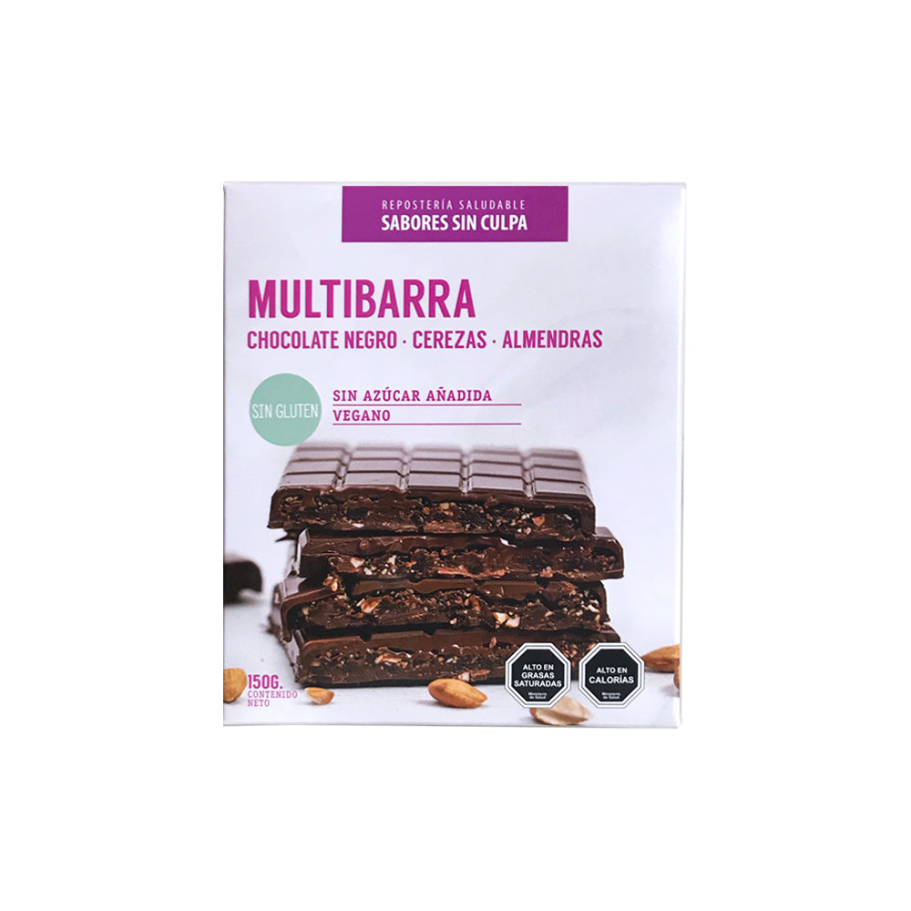 Multibarra - Chocolate Negro, Cerezas y Almendras